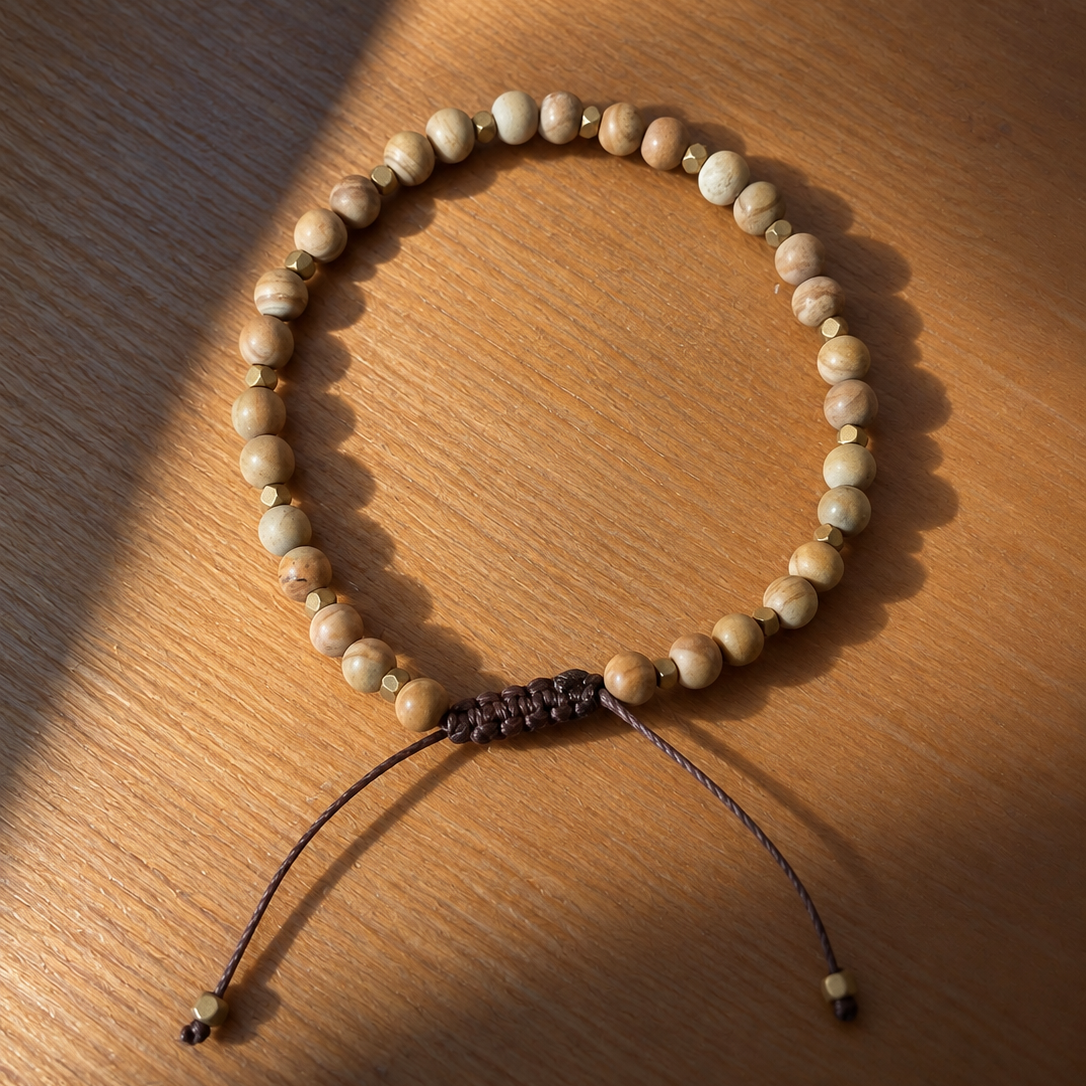 The Wooden Jasper Bracelet 4mm