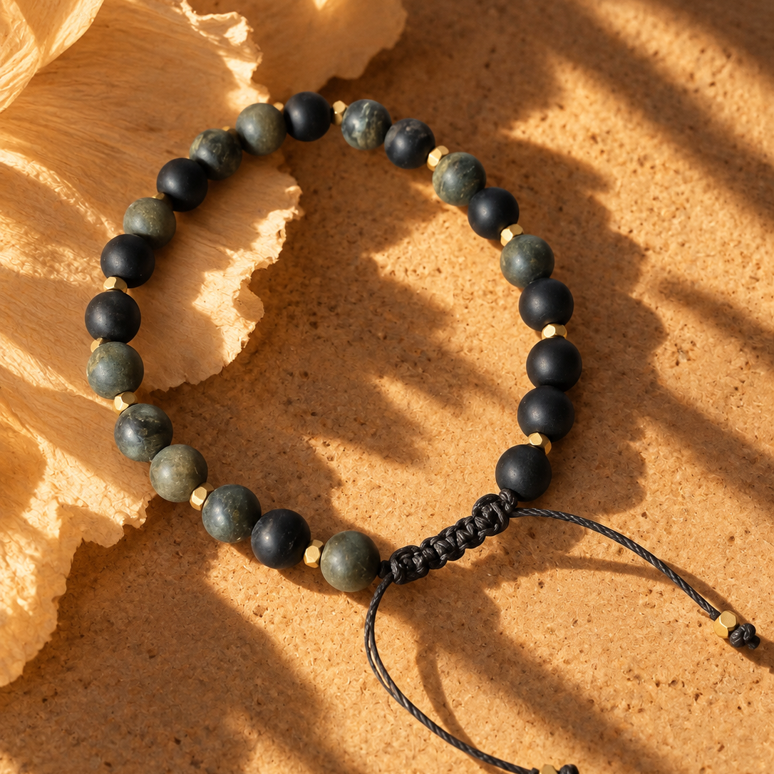 The Gold Obsidian Bracelet 6mm