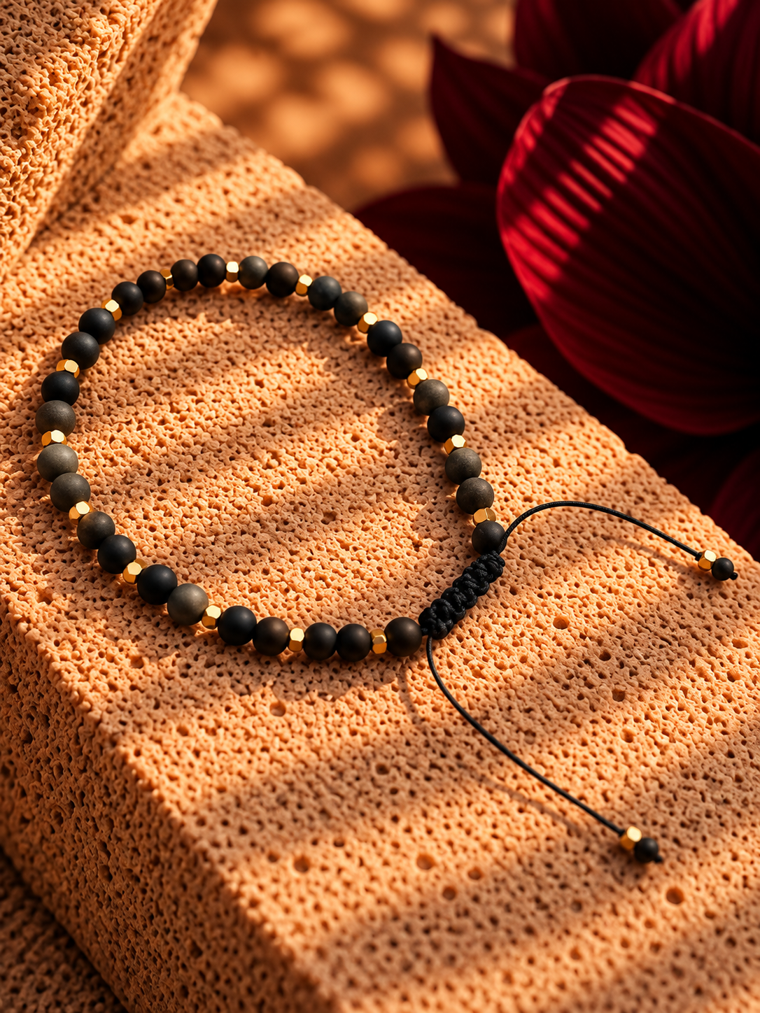 The Gold Obsidian Bracelet 4mm