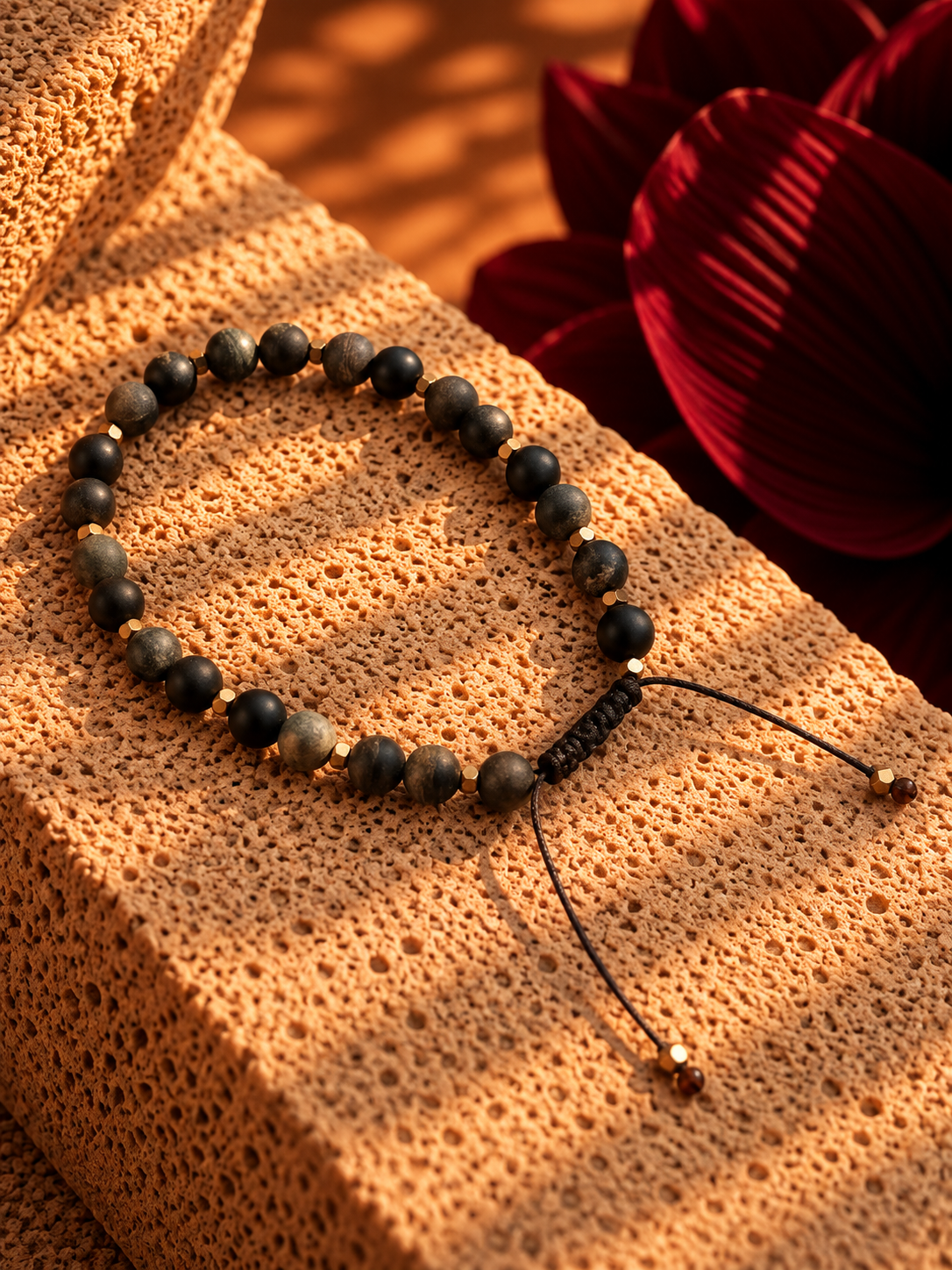 The Gold Obsidian Bracelet 6mm