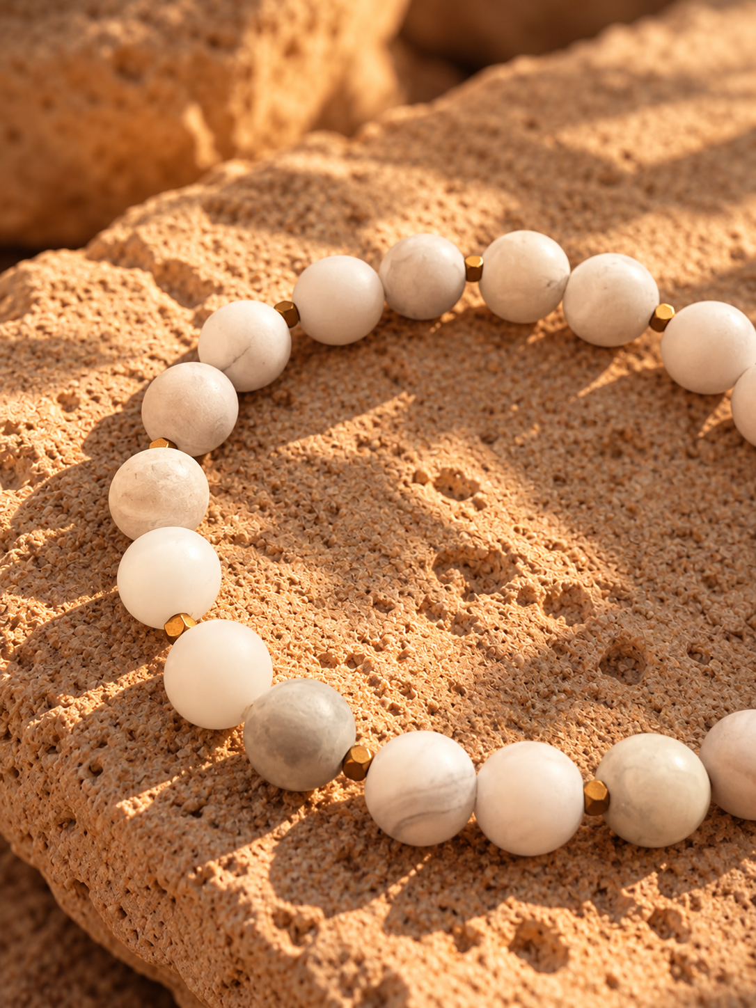 The Lace Agate Bracelet 8mm