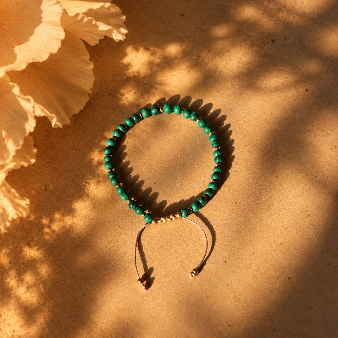 The Malachite Bracelet 4mm