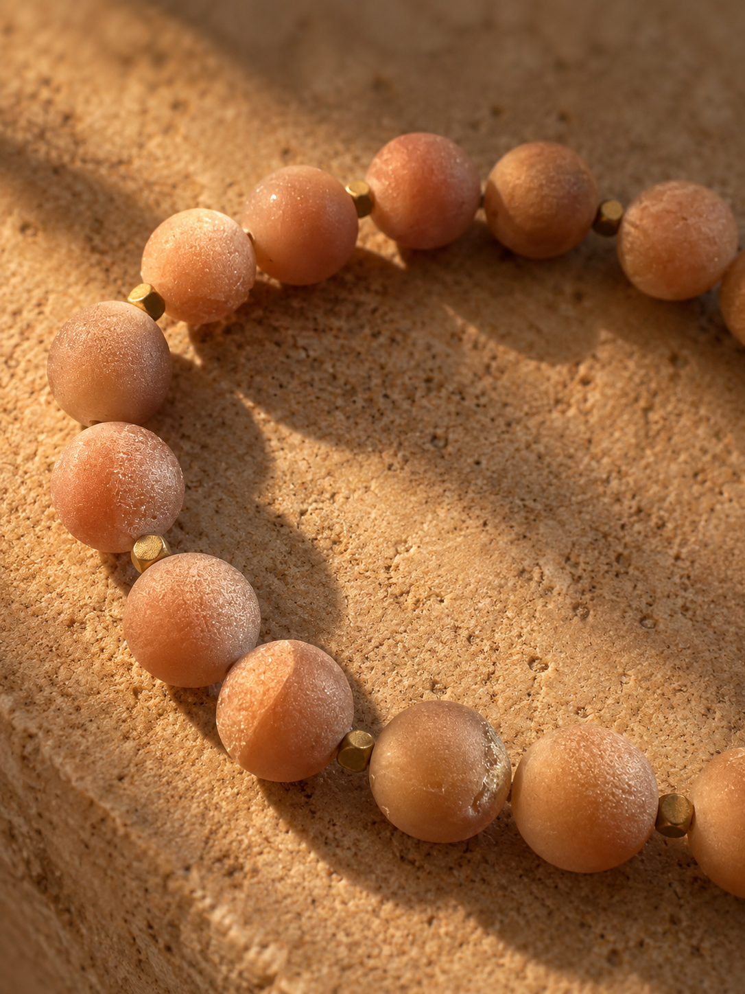 The Peach Agate Bracelet 8mm