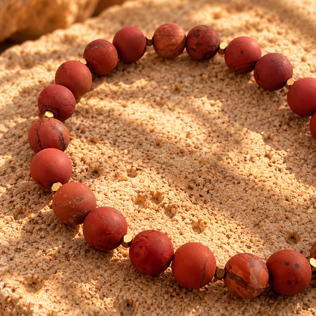 The Red Jasper Bracelet 4mm