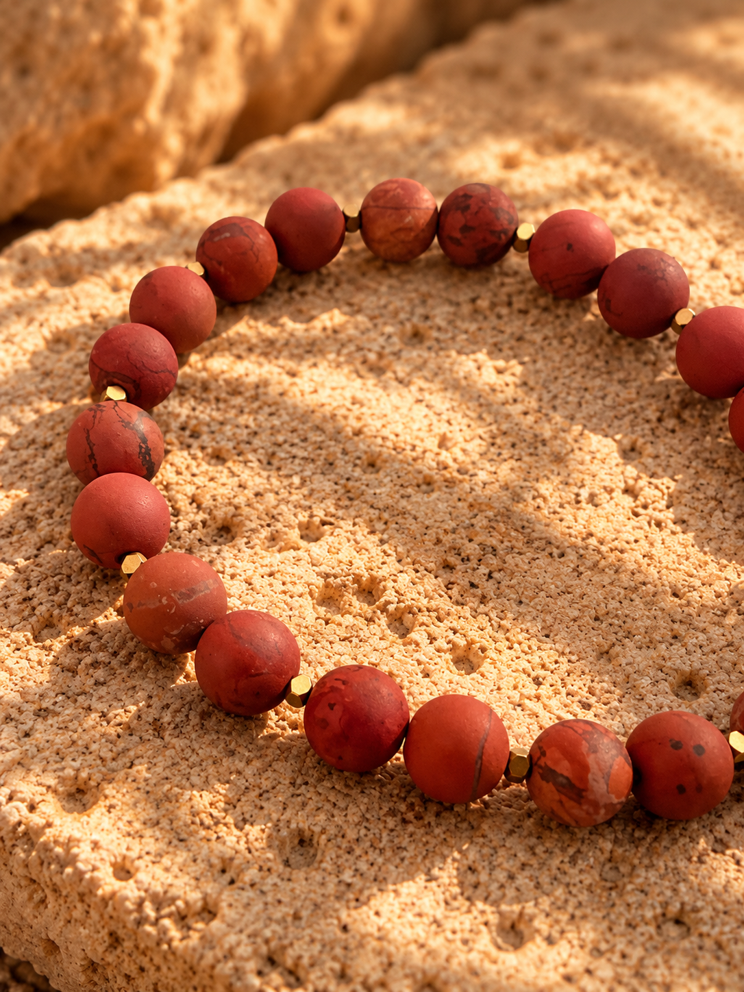 The Red Jasper Bracelet 4mm