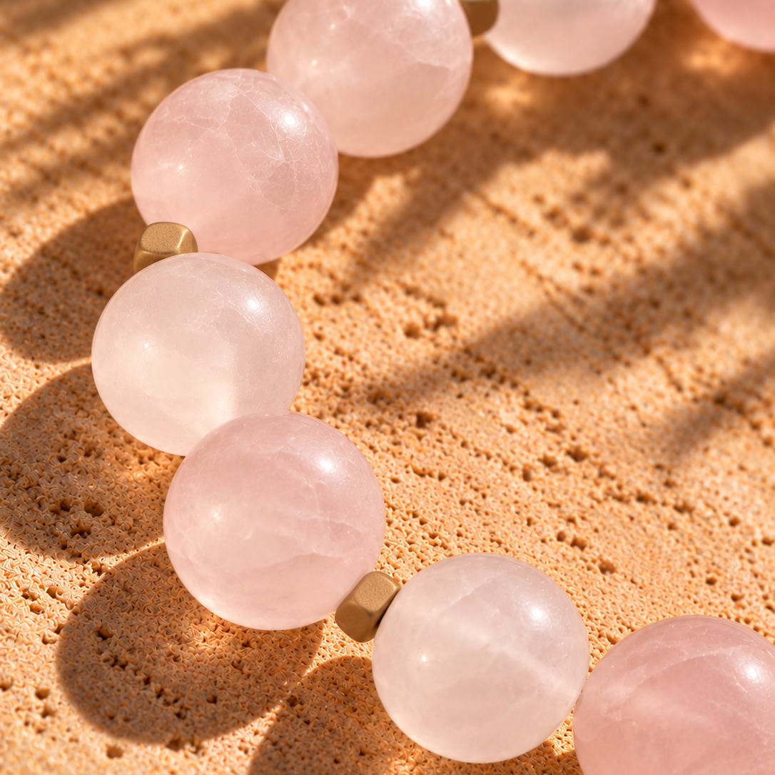 The Rose Quartz Bracelet 4mm