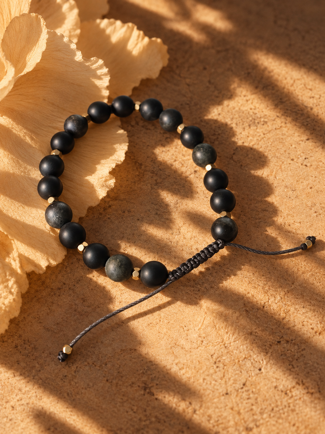 The Gold Obsidian Bracelet 8mm