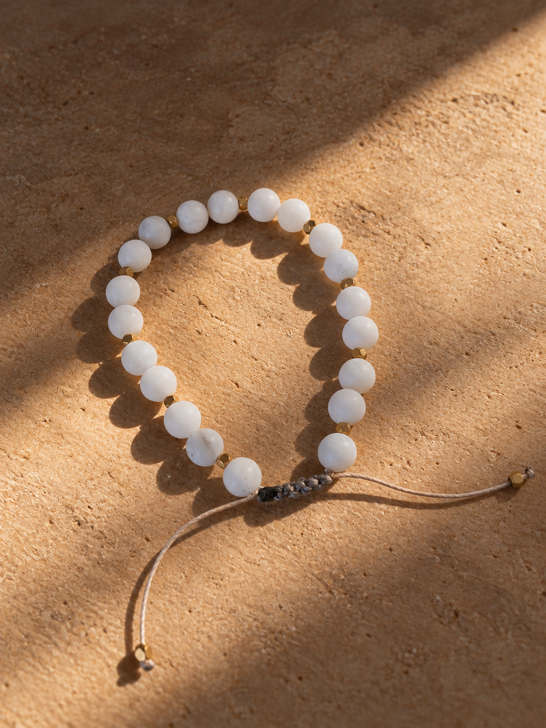 The Lace Agate Bracelet 6mm