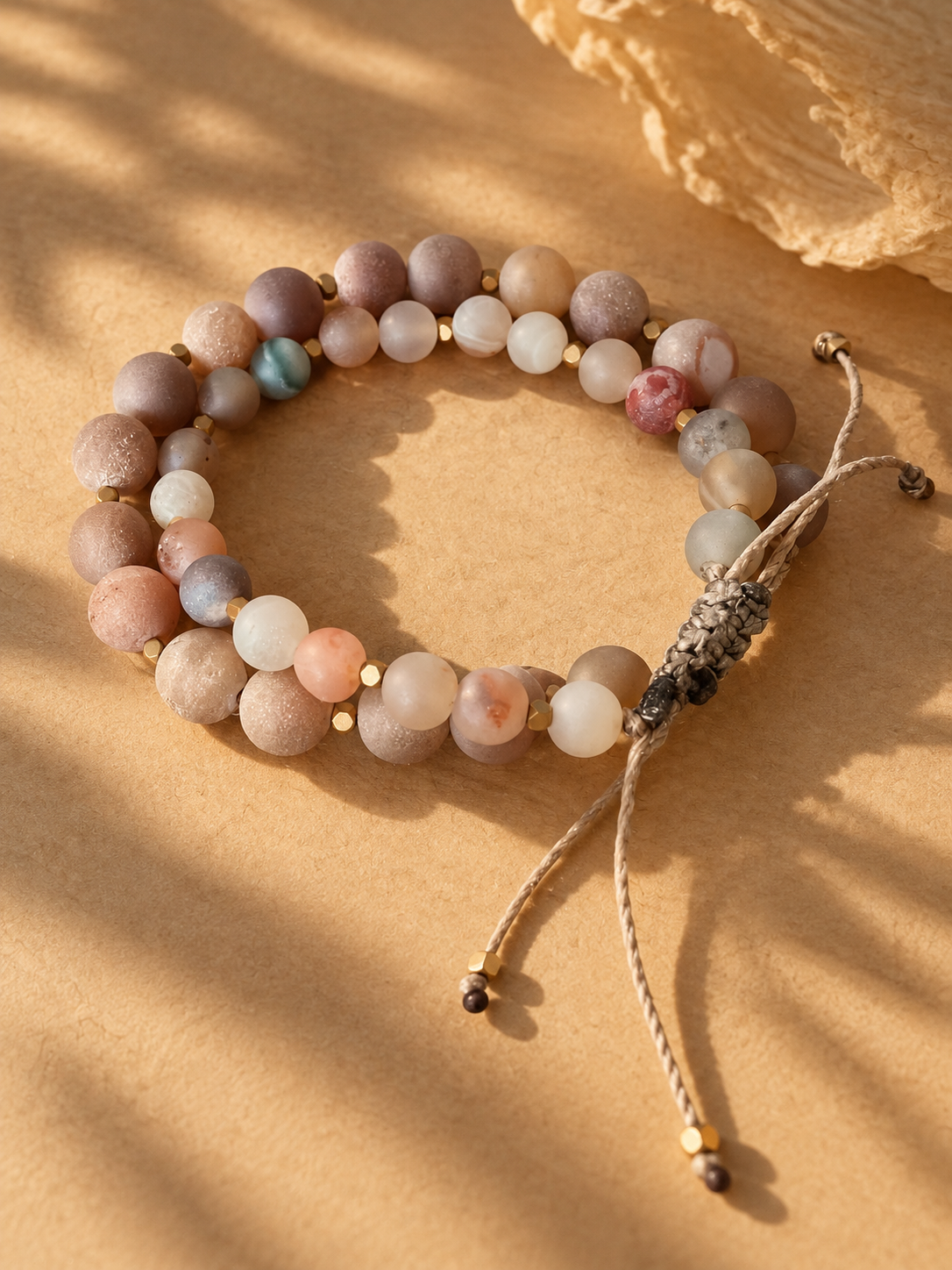 The Peach Agate Bracelet 6mm