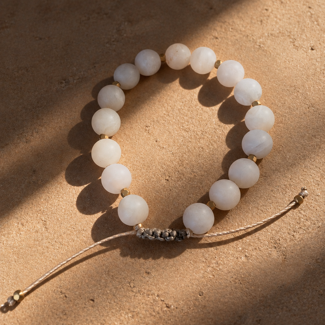 The Lace Agate Bracelet 8mm