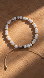 The Lace Agate Bracelet 4mm