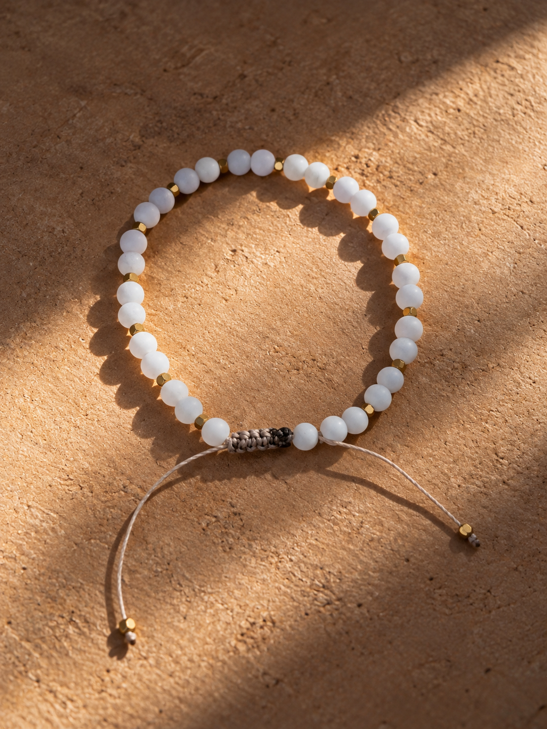 The Lace Agate Bracelet 4mm