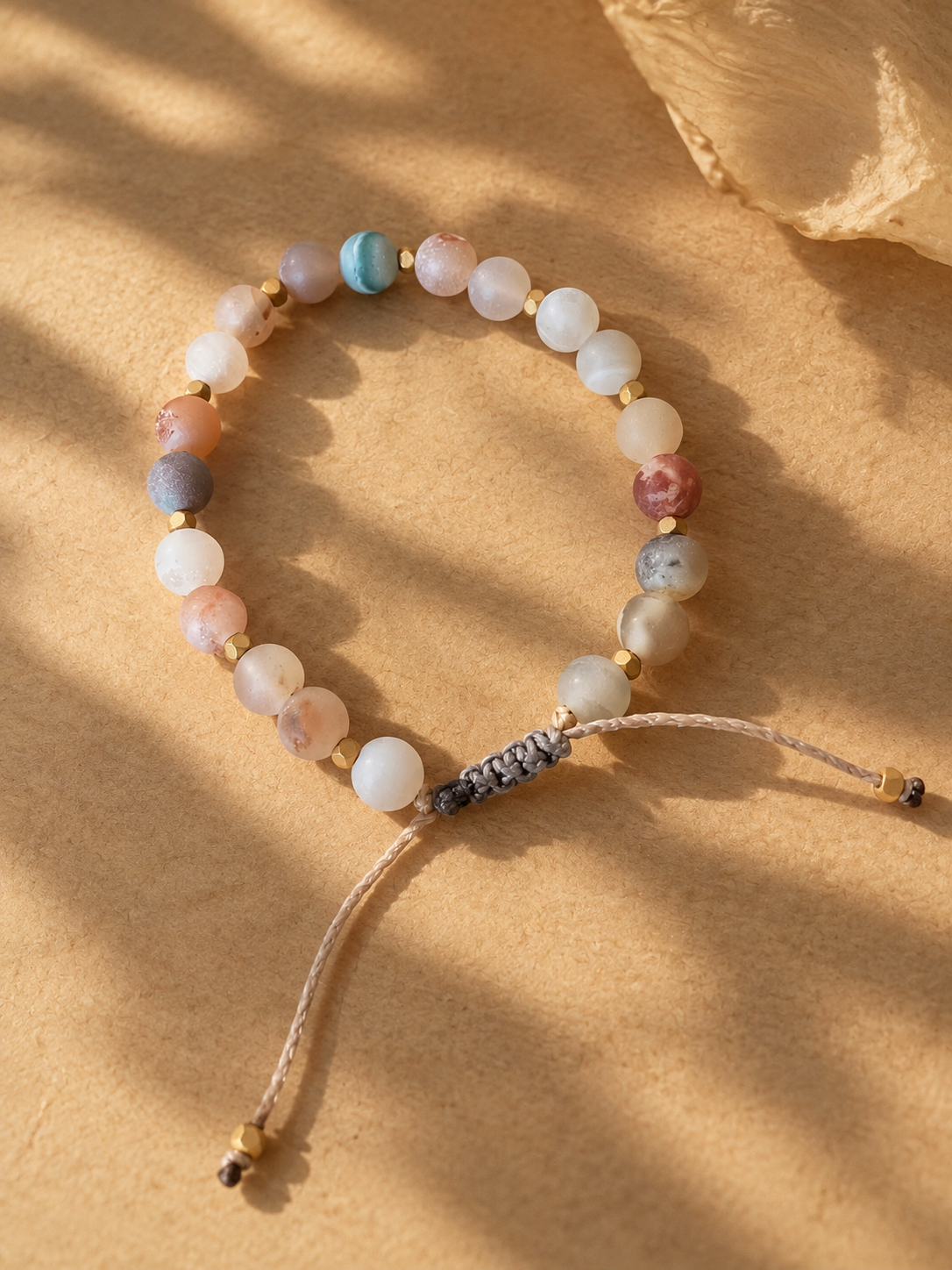 The Peach Agate Bracelet 6mm