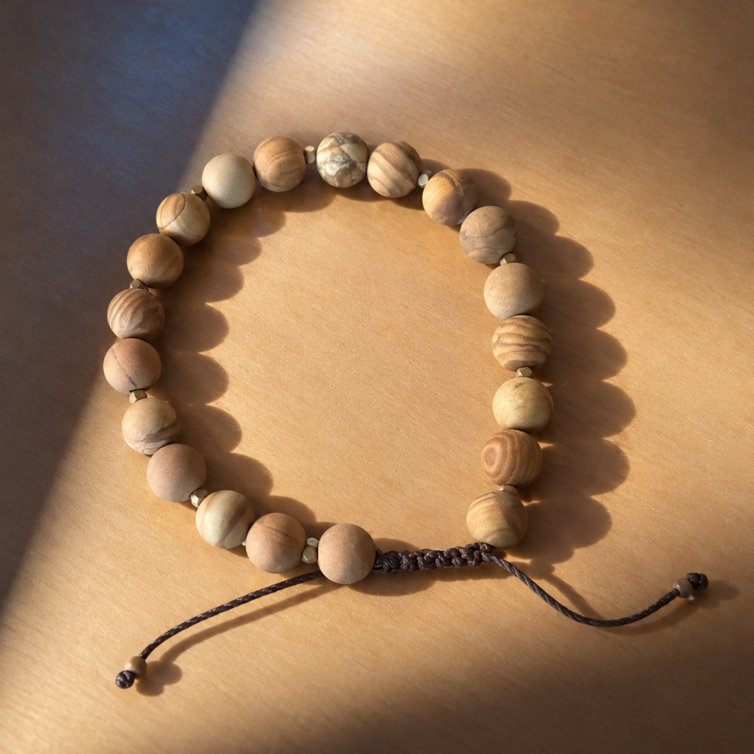 The Wooden Jasper Bracelet 8mm