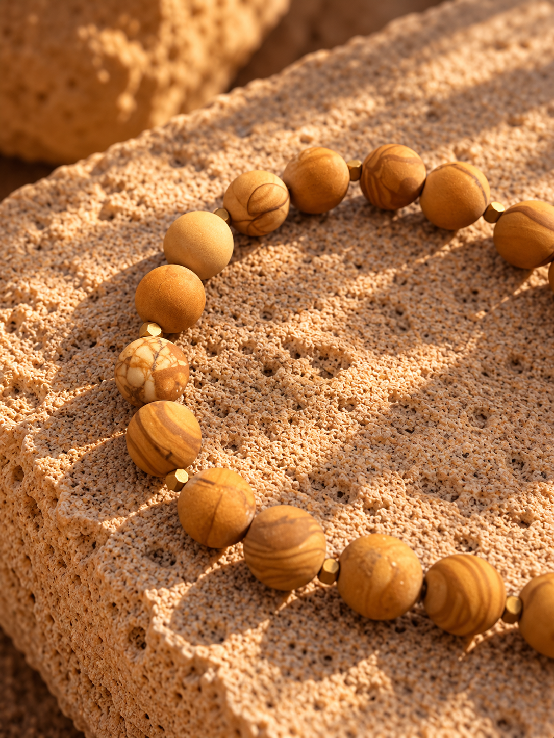 The Wooden Jasper Bracelet 4mm